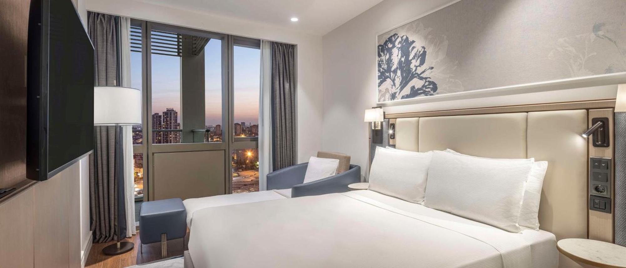Hilton Mall Of Istanbul Exterior foto A bedroom at the hotel