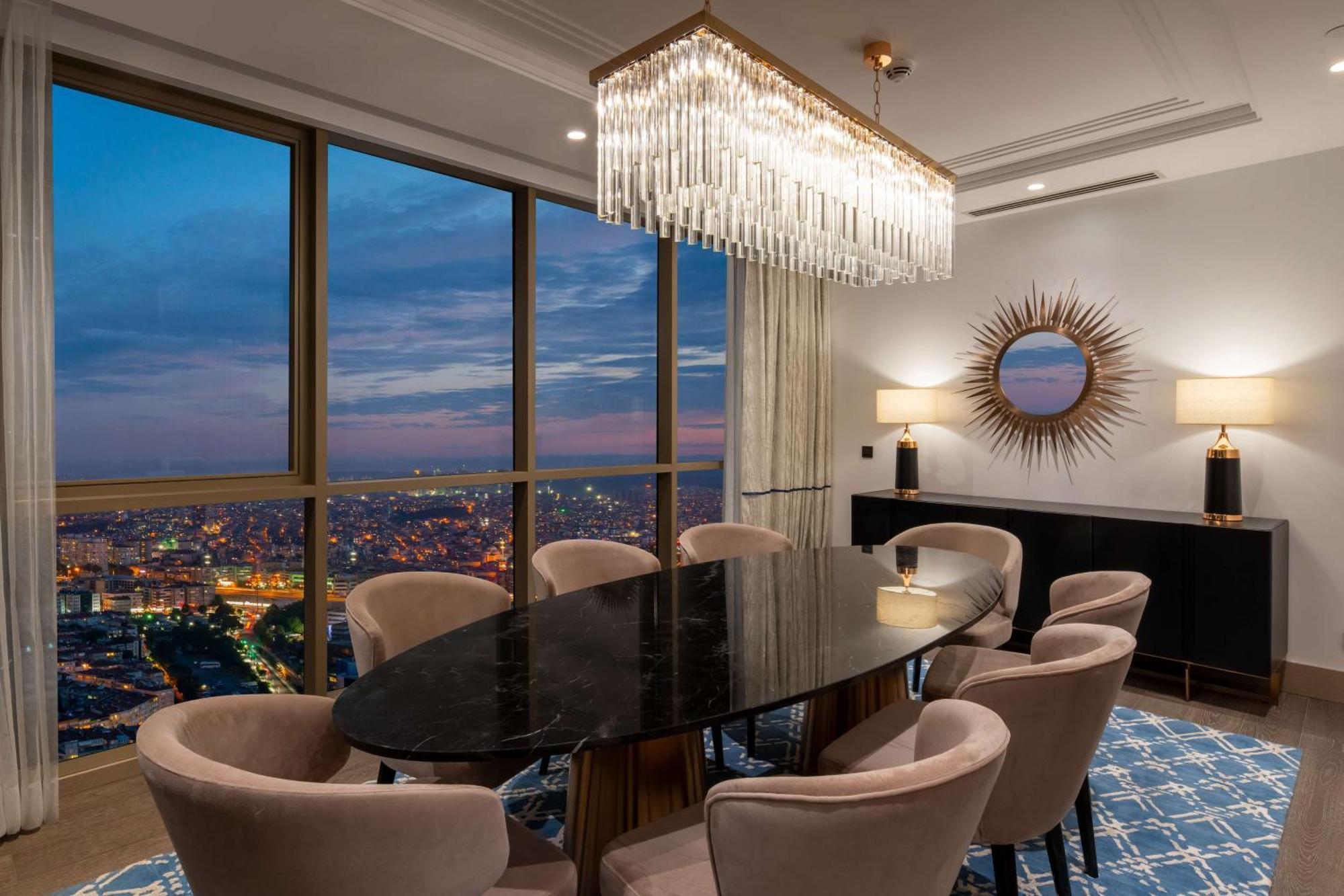 Hilton Mall Of Istanbul Exterior foto A dining room in a penthouse